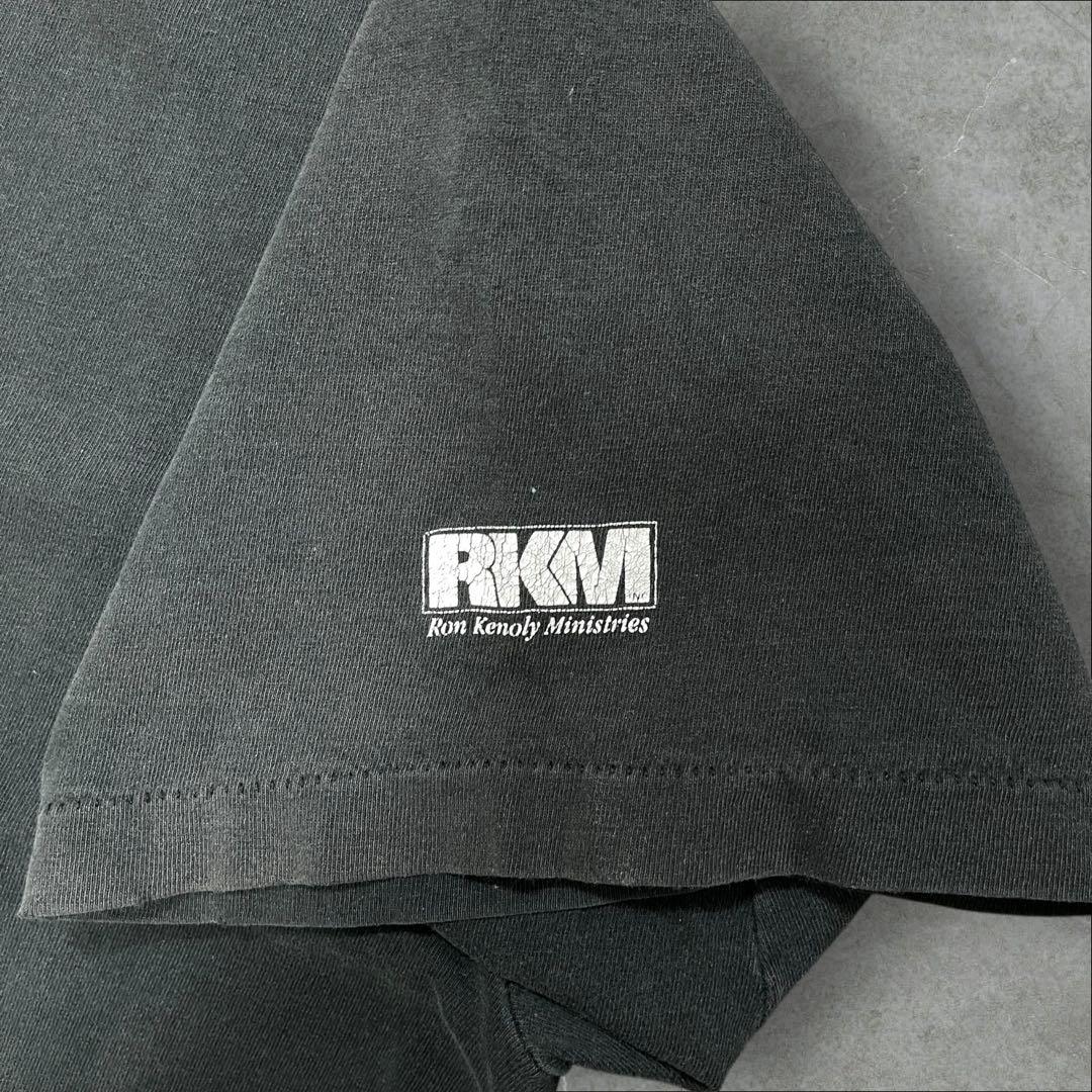 90s アーティストTシャツ RONKENOLY フェード　 ボロ USA製