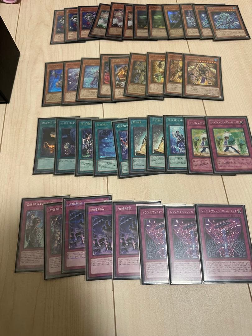 アリス　遊戯王　7デッキ+サイド用カード　ケースごとまとめ売り