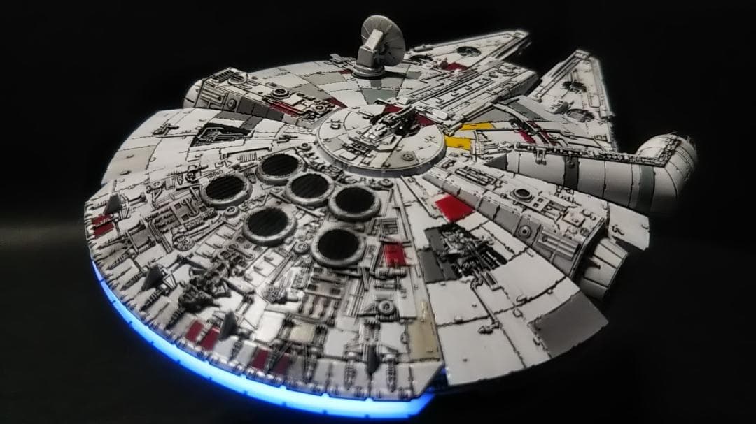 ミレニアムファルコン 電飾改修 完成品 1/350 管A4 帝国の逆襲