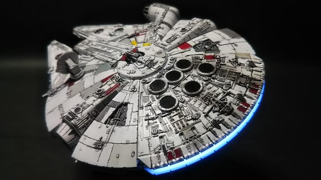 ミレニアムファルコン 電飾改修 完成品 1/350 管A4 帝国の逆襲