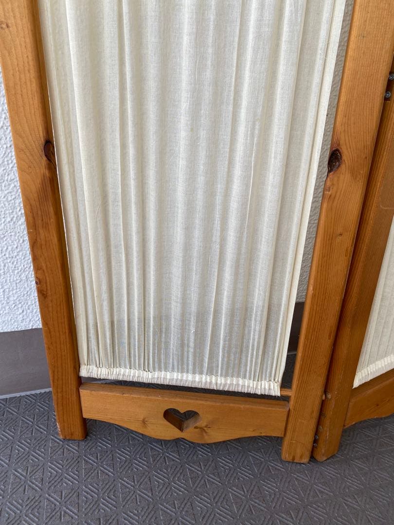 カントリー家具 2連パーテーション 間仕切り カントリー雑貨 インテリア 目隠し