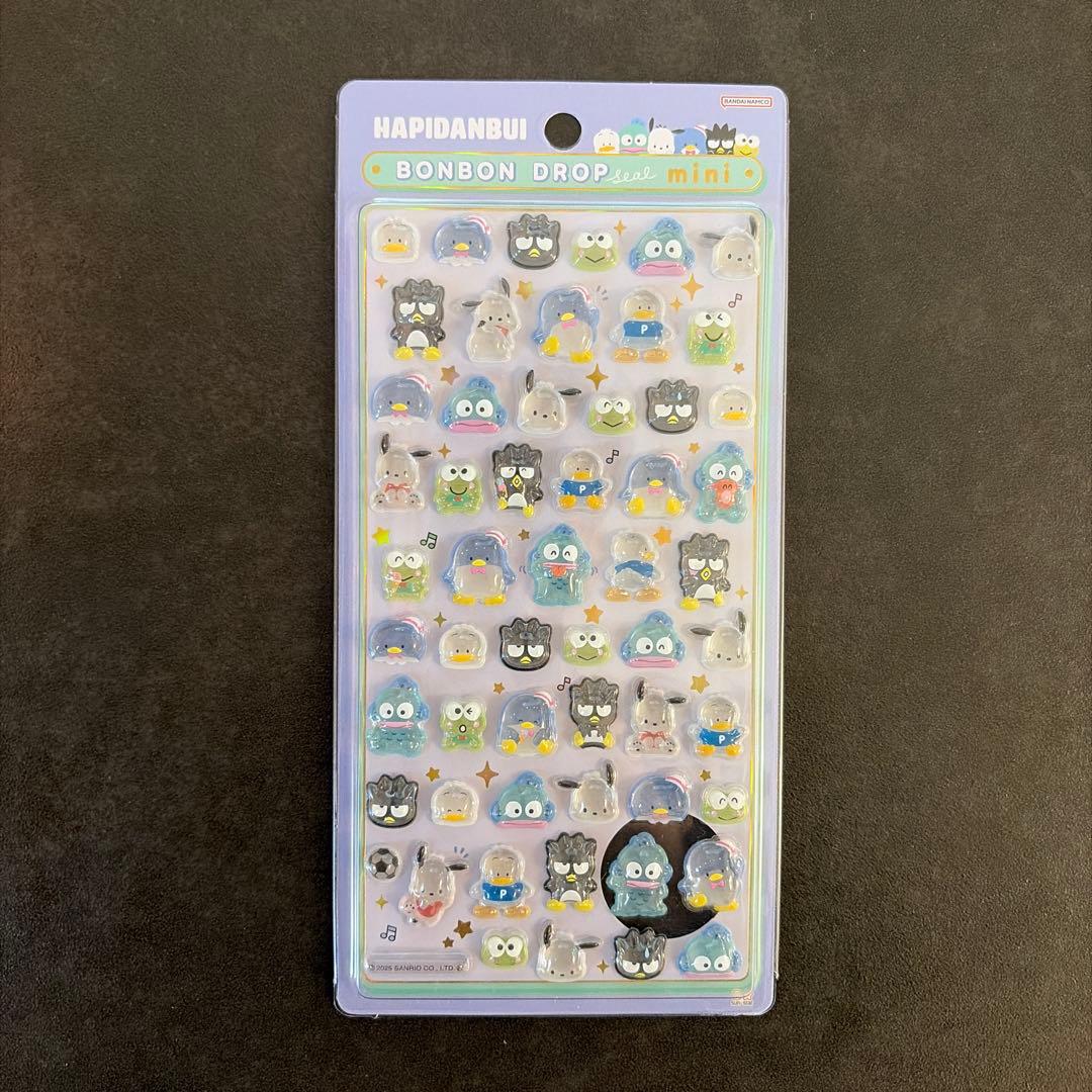 【正規品】ボンボンドロップシールmini サンリオ5枚セット
