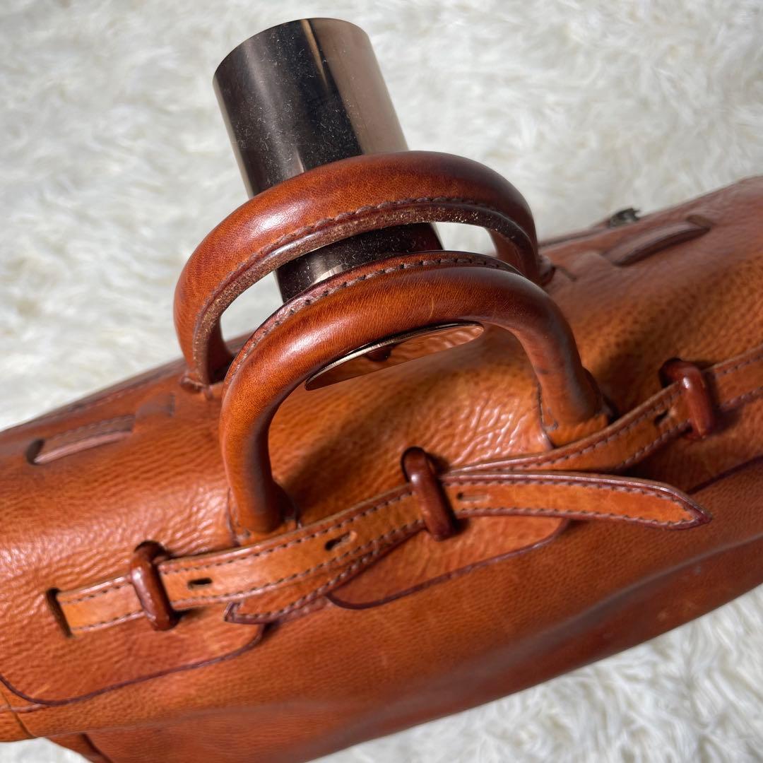 【美品】　幻の逸品　genten オールドゲンテン　トスカレザー　ハンドバッグ