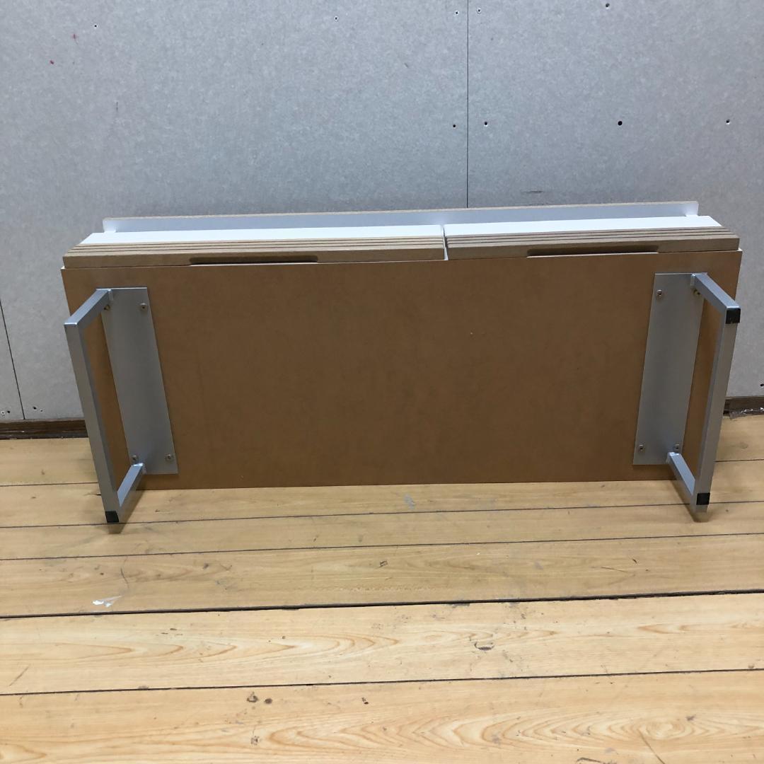 美品 ナチュラル木目ローボード テレビ台 幅90cm 北欧風 　250720-9