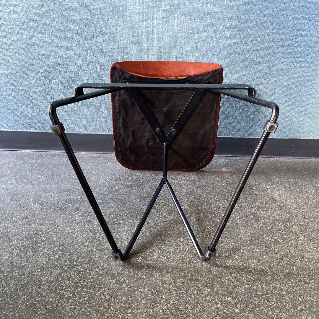 宮武製作所　MASARAスツール　1脚　鉄脚　本革