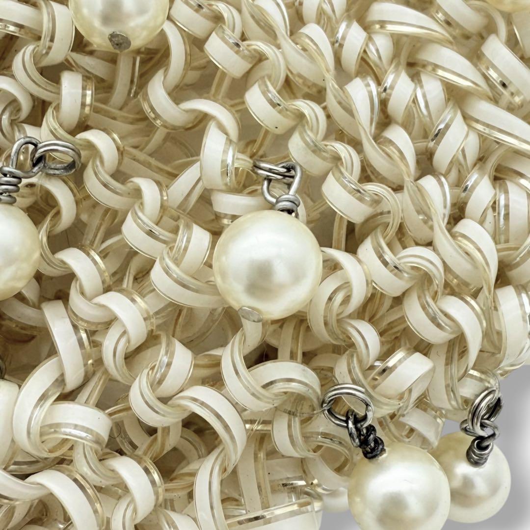 【レア品】アンテプリマ　パール　ワイヤーバッグ パーティーバッグ　ハンドバッグ