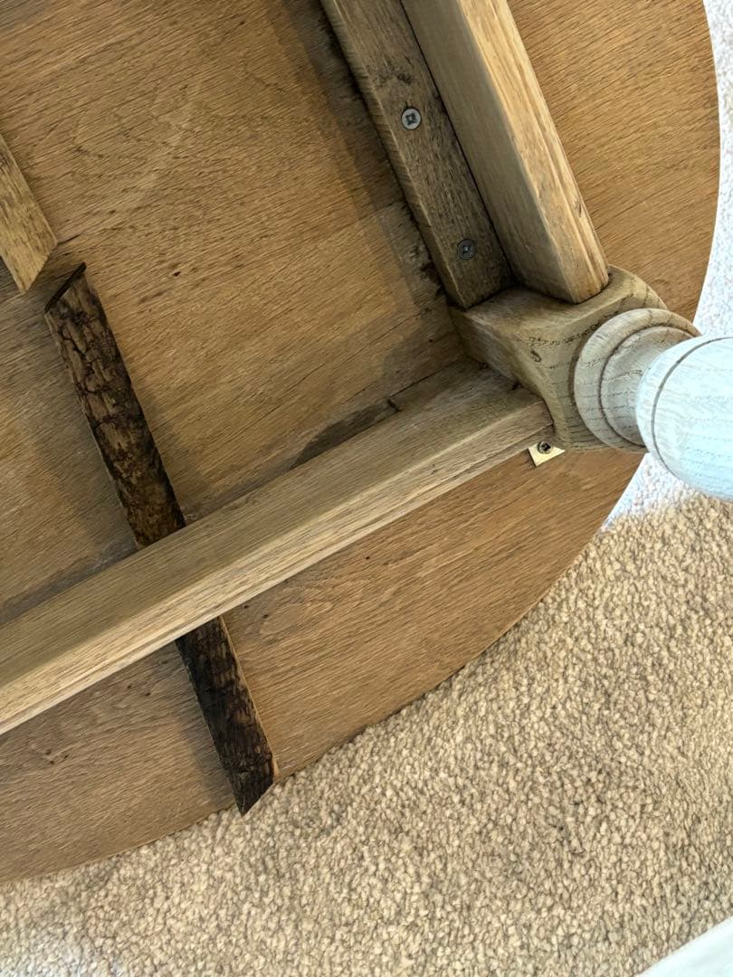 ドロップリーフテーブル ドロップサイドテーブル　剥離