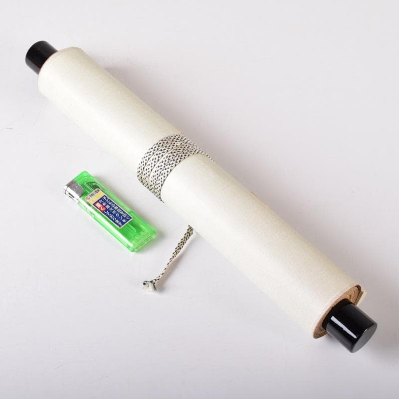 掛軸　前大徳　大橋香林筆　一行書　「白鶴舞老松」　共箱　C　7722A