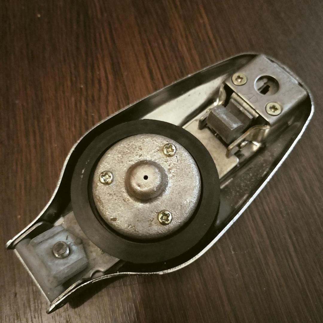 SR400 初期型タンクキャップ キーシリンダーセット