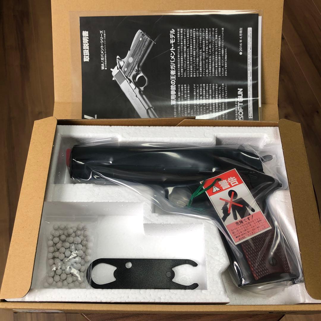 【限定品・未使用】WAブラックアーミー ウッドグリップ付