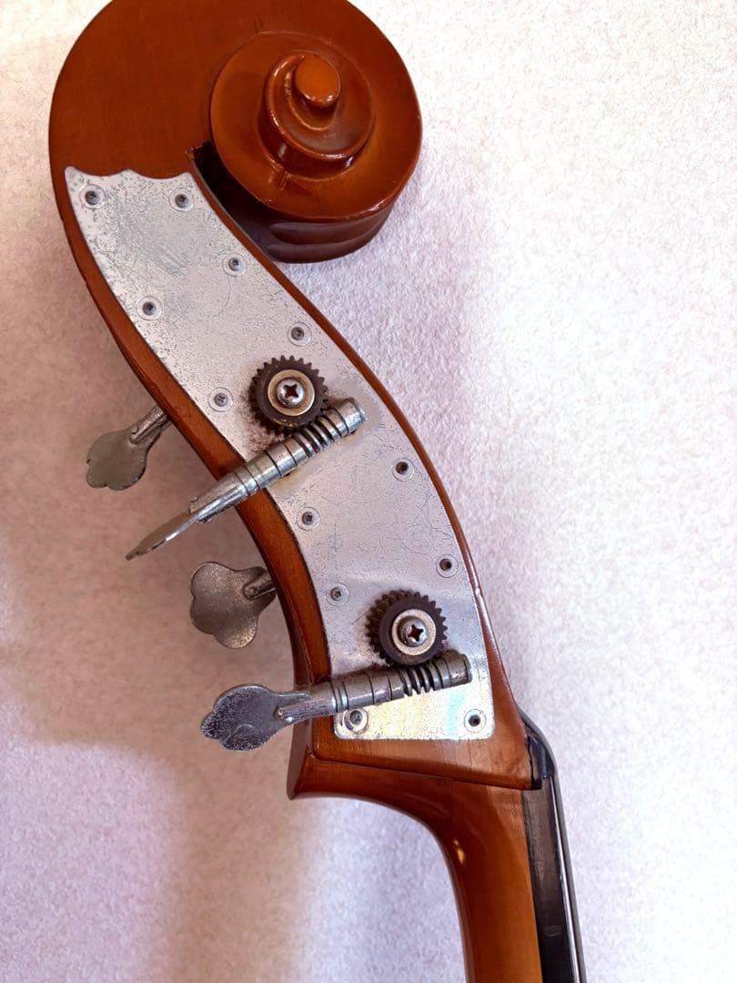 ［至宝・45年物]Chakiウッドベース(コントラバス)京都茶木ビンテージ