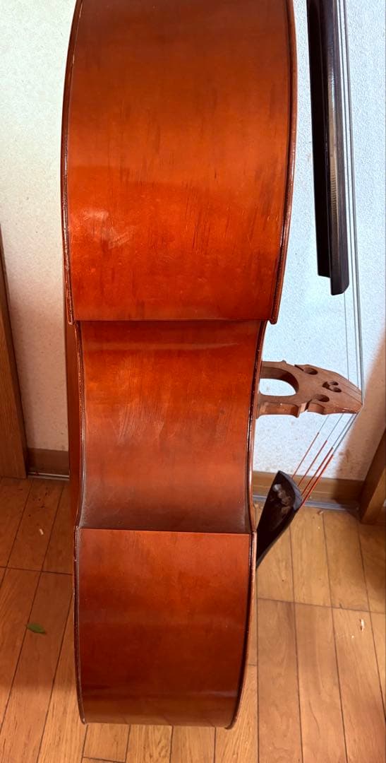 ［至宝・45年物]Chakiウッドベース(コントラバス)京都茶木ビンテージ