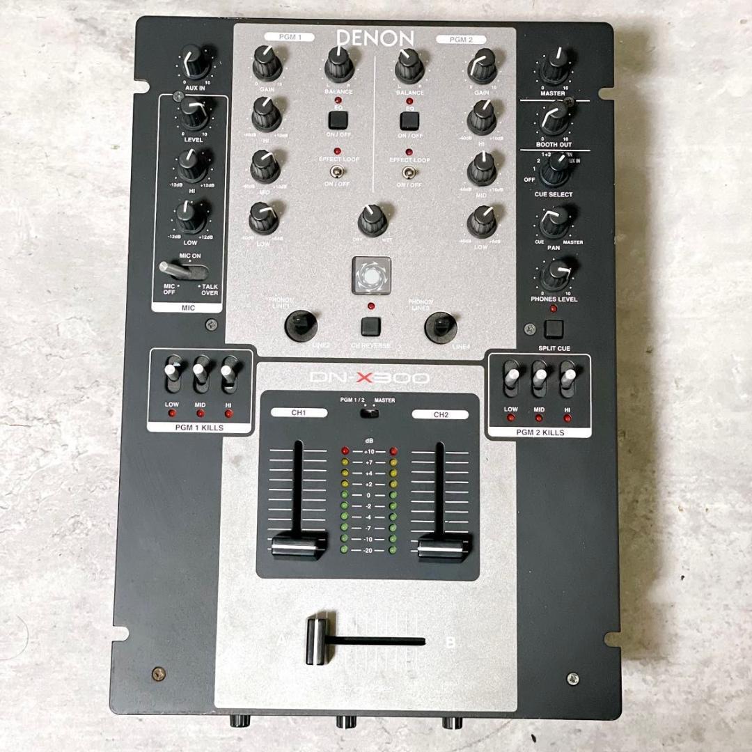DENON DJミキサー DN-X300 スクラッチ DJ機器 オーディオ機器
