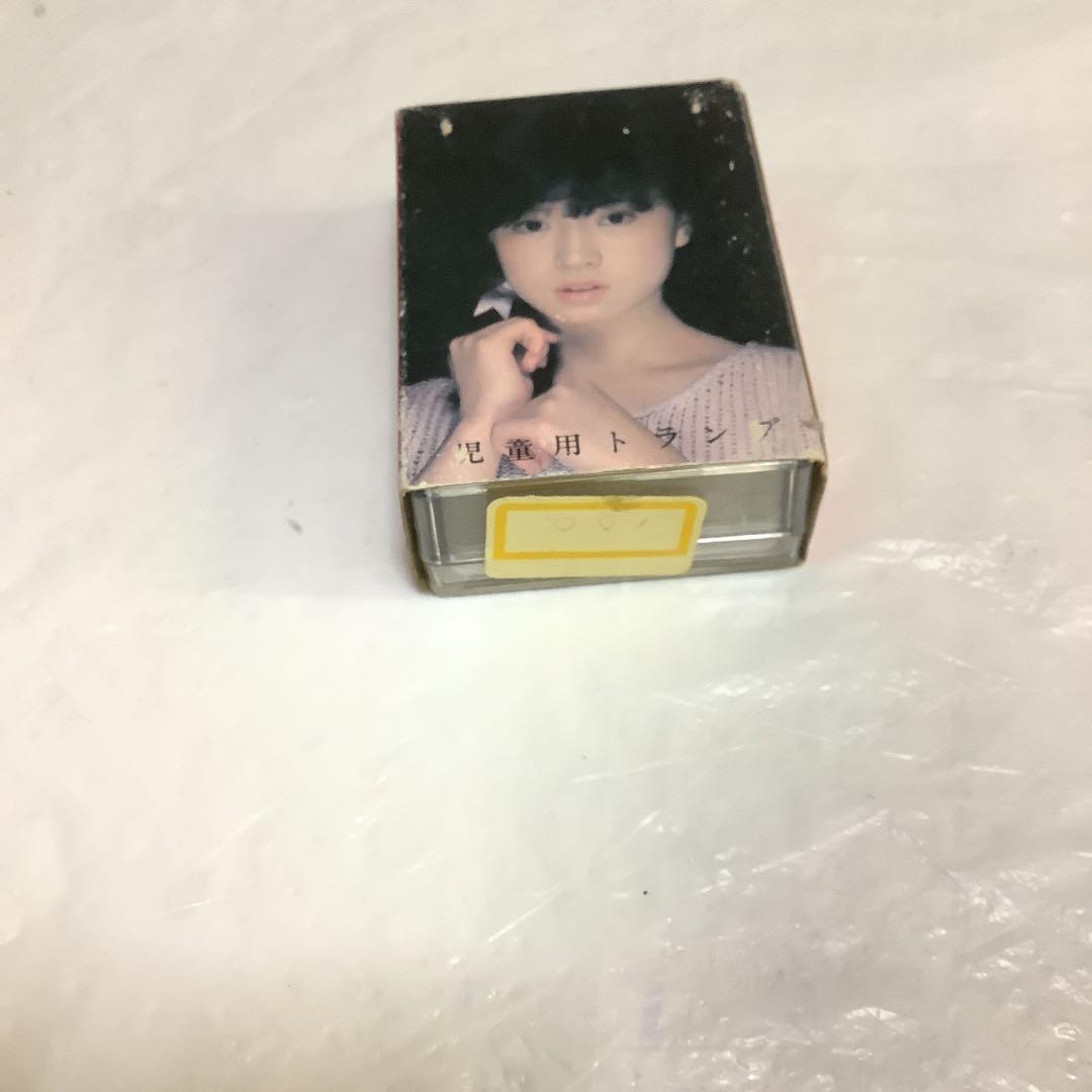7494⑦中森明菜 トランプ 昭和レトロ　レア