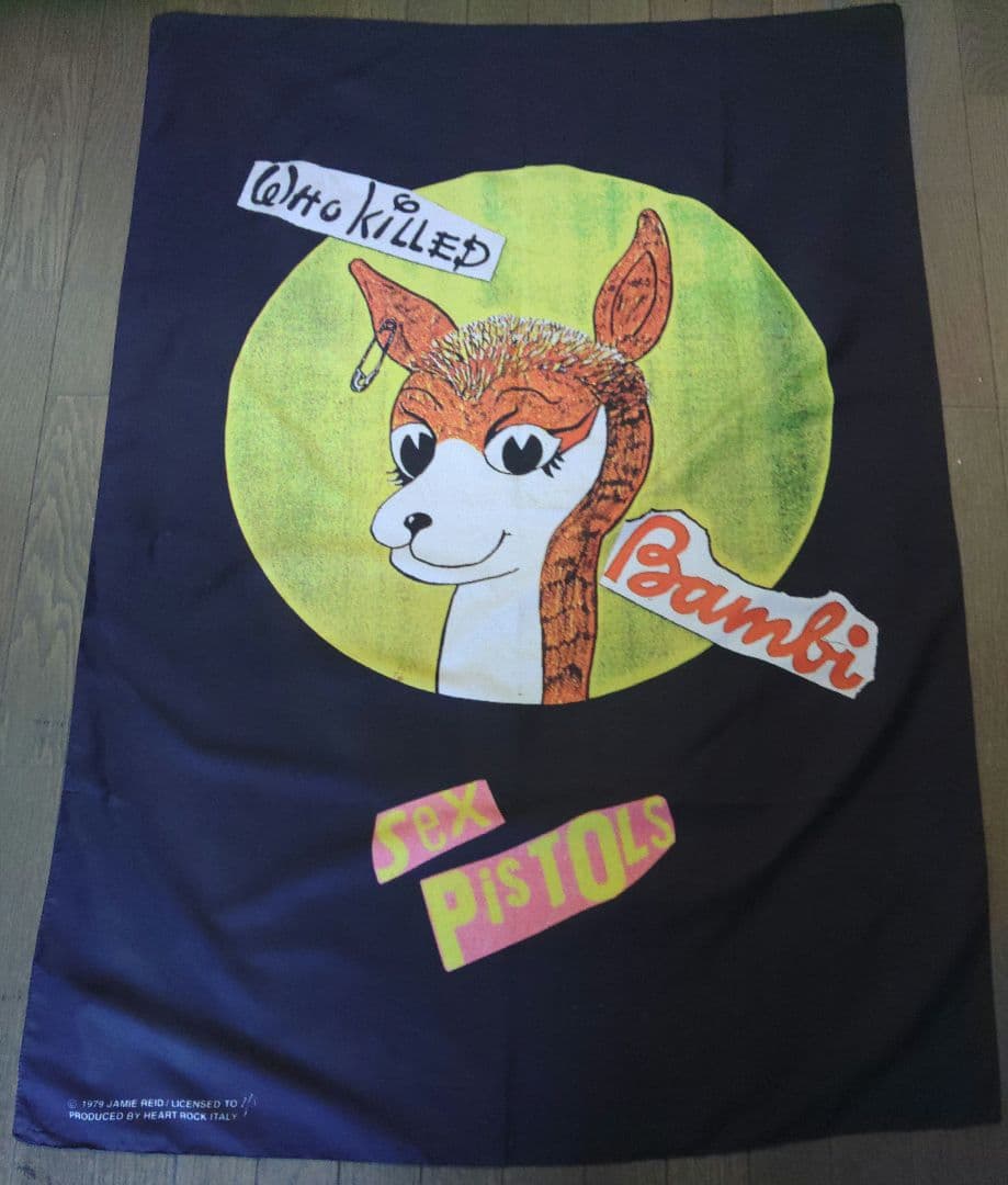セックス・ピストルズ バンビフラッグ 1979年　sexpistols　スカーフ
