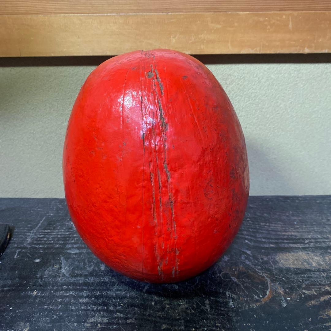 郷土玩具赤達磨張子の型15cm18cm12cm