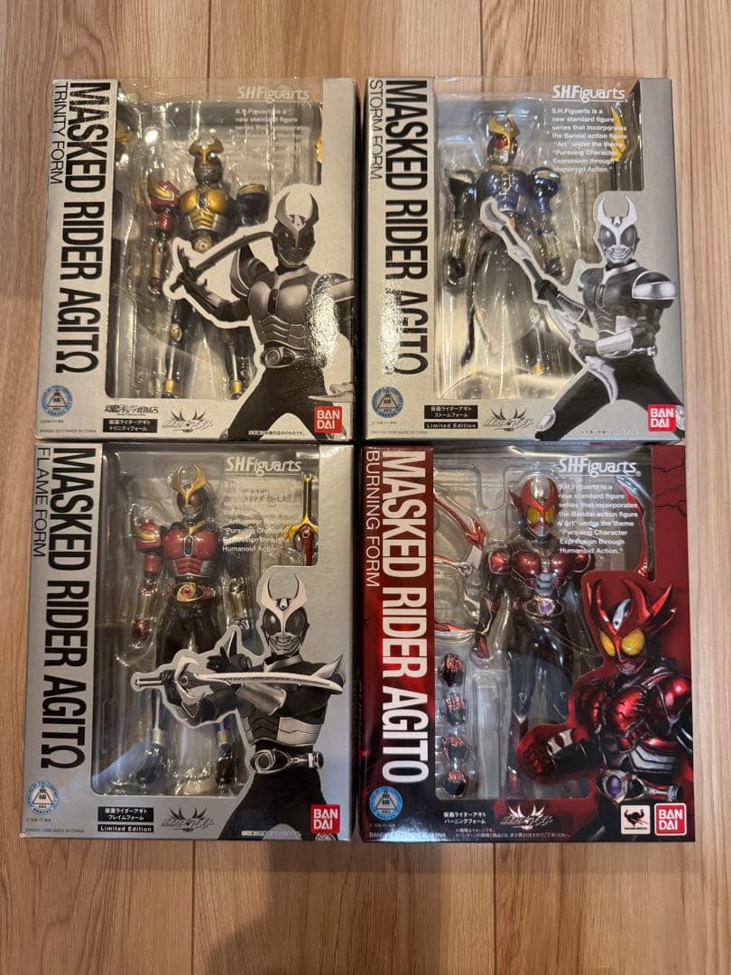 【未開封】S.H.Figuarts 仮面ライダーアギト 7点セット