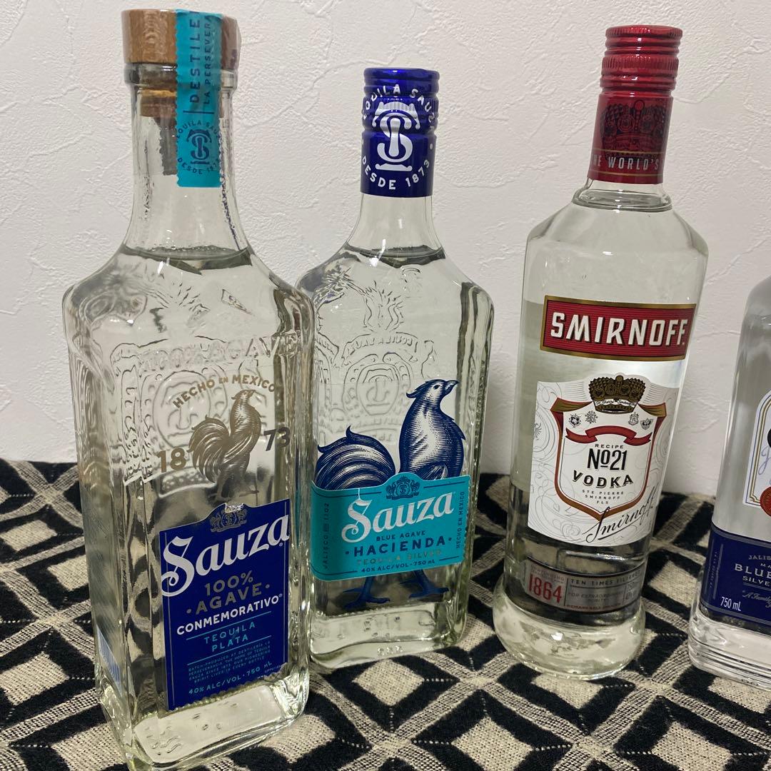 新品未開封　テキーラ⭐︎ウォッカのセット５本