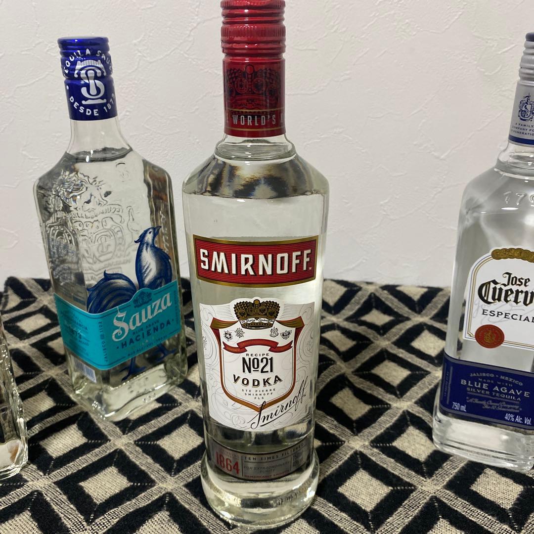 新品未開封　テキーラ⭐︎ウォッカのセット５本