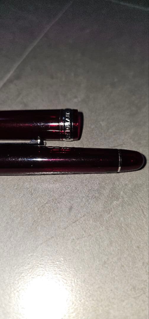 プラチナ万年筆 センチュリー#3776 UEF 超極細 ブルゴーニュ