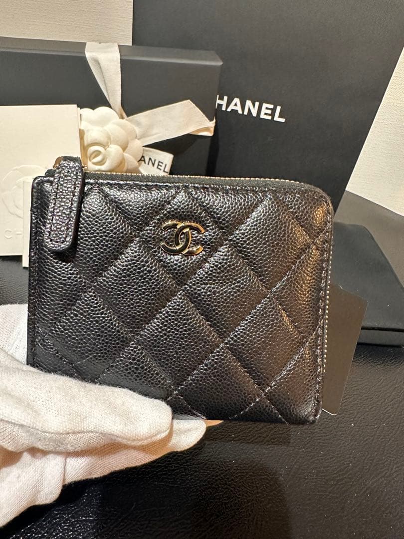 CHANEL L字コンパクト財布