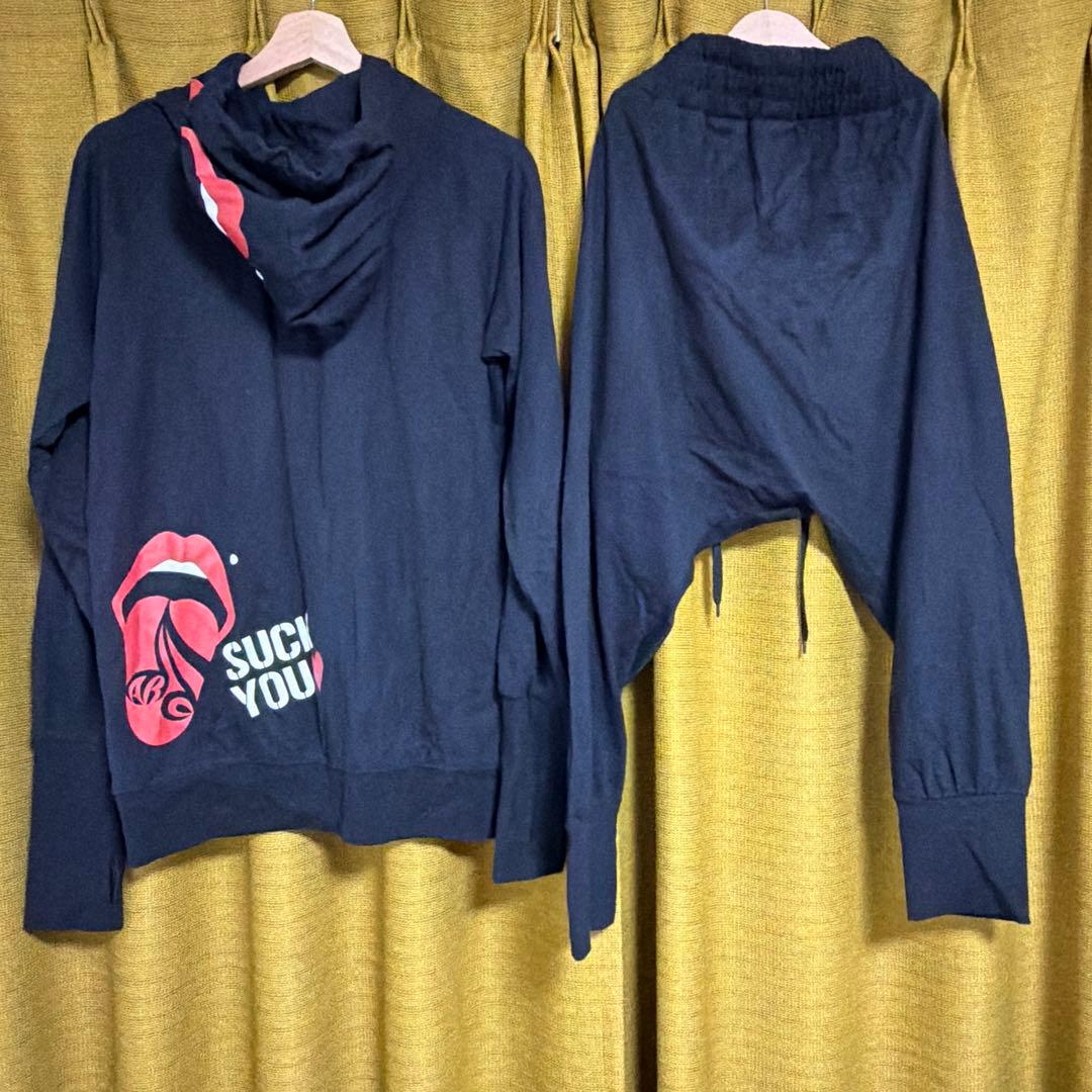 Acid Black Cherry パーカー サルエルパンツ セットアップ