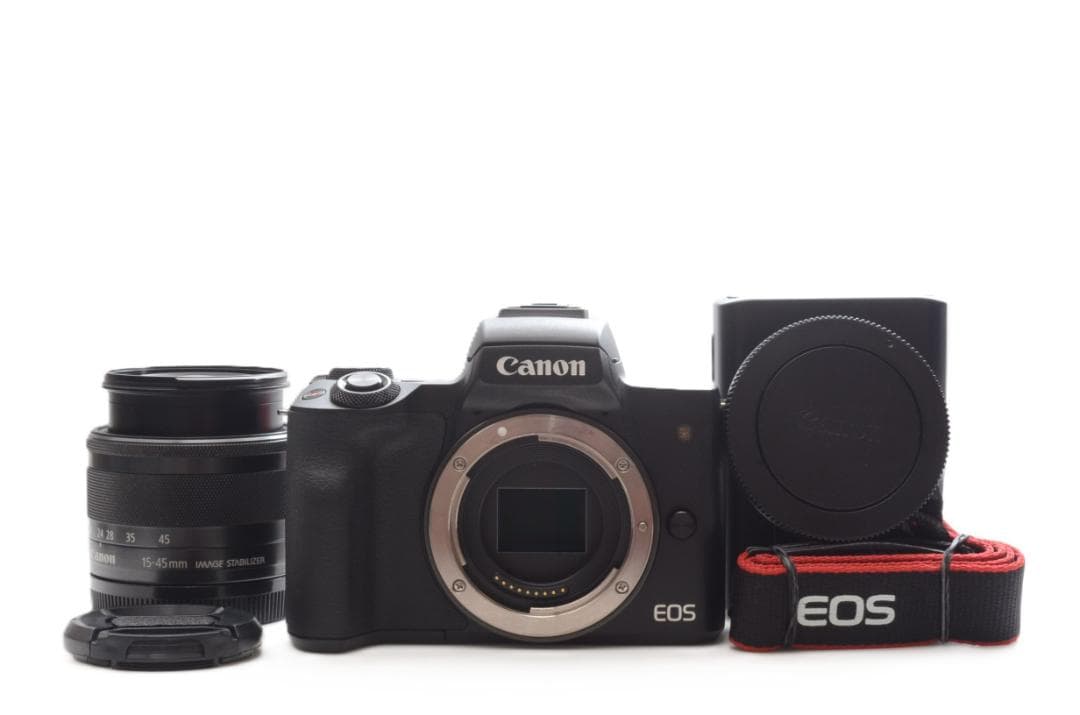 デジタルカメラ Canon EOS Kiss M 15-45mm F3.5-6.3 IS STM