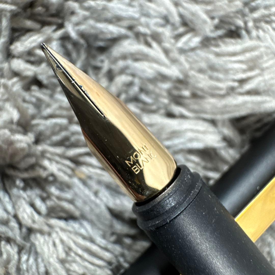 MONT BLANC モンブラン 万年筆 ペン先ゴールド スリムライン