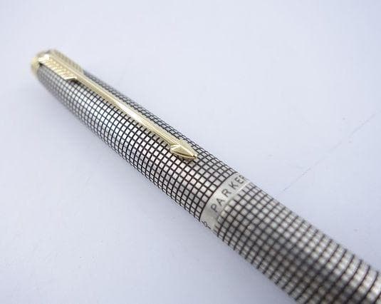 PARKER 75 パーカー 万年筆 スターリングシルバー 14K-585 ②