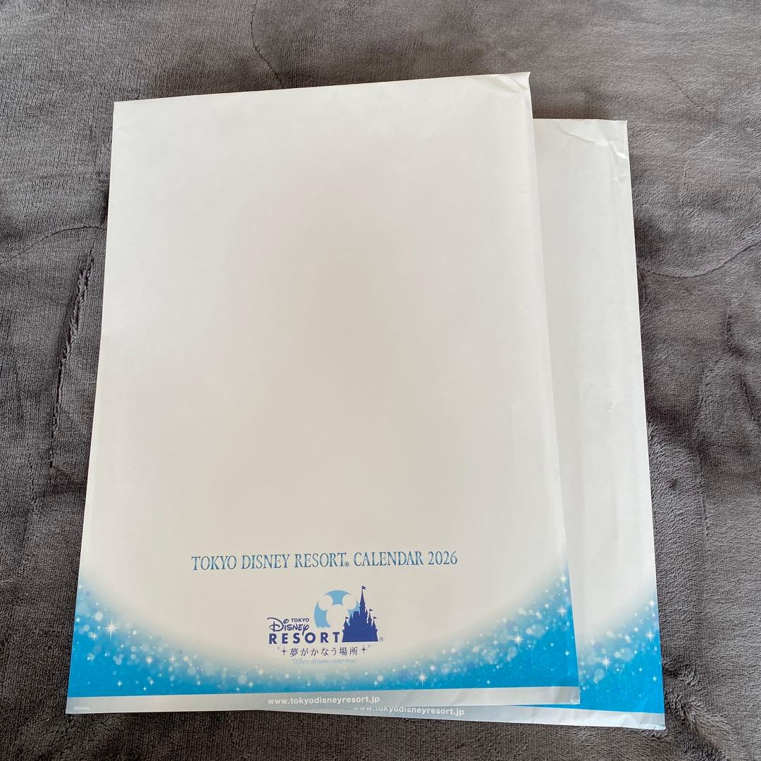 東京ディズニーリゾート カレンダー 2026 オリエンタルランド　壁掛け　非売品