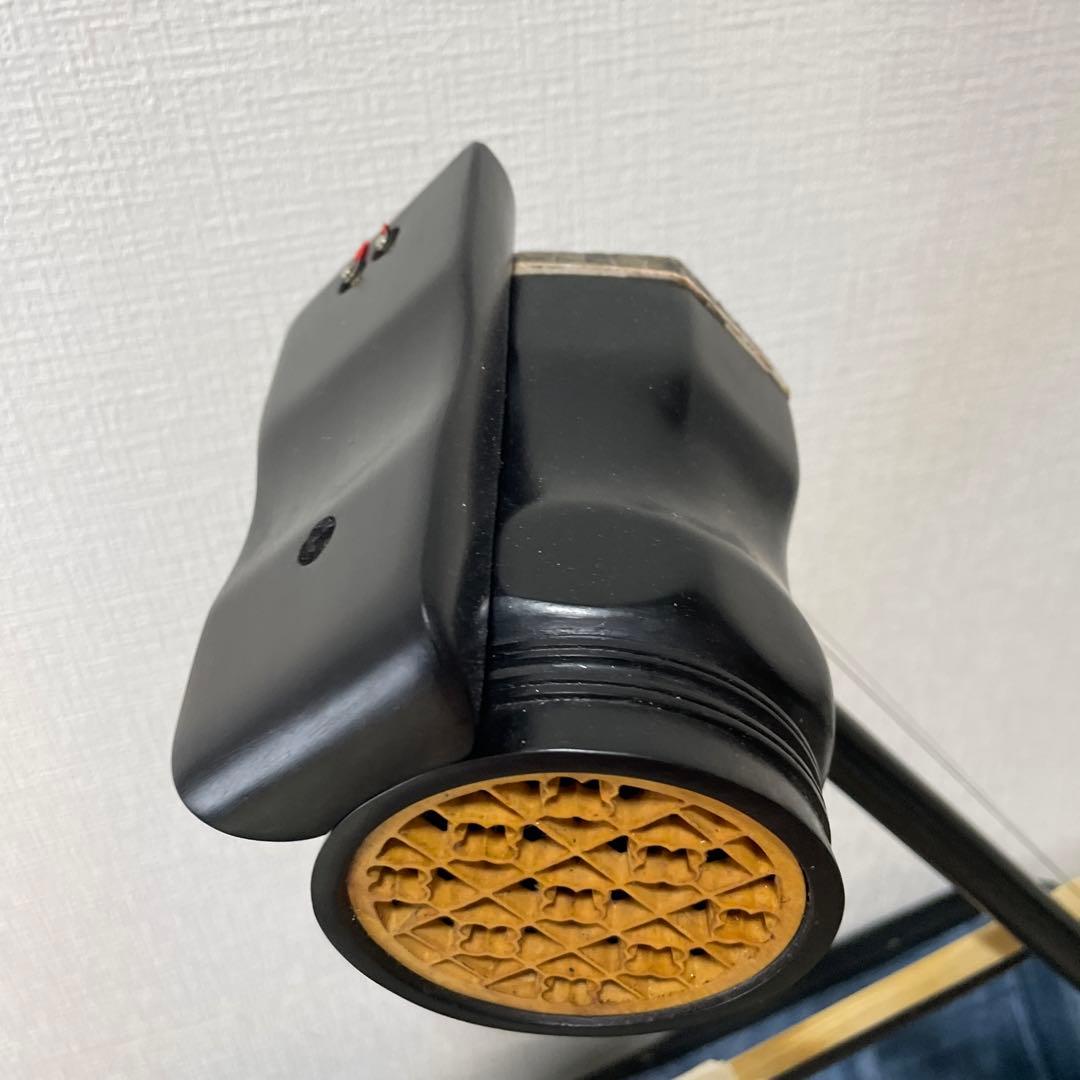 高級 二胡 ねじり 弦楽器 民族楽器 ケース付属