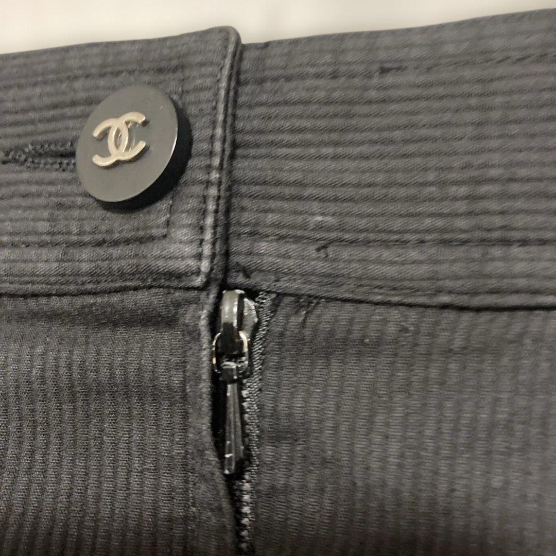シャネル ロゴボタン 黒 タイトスカート　期間限定値下げ中