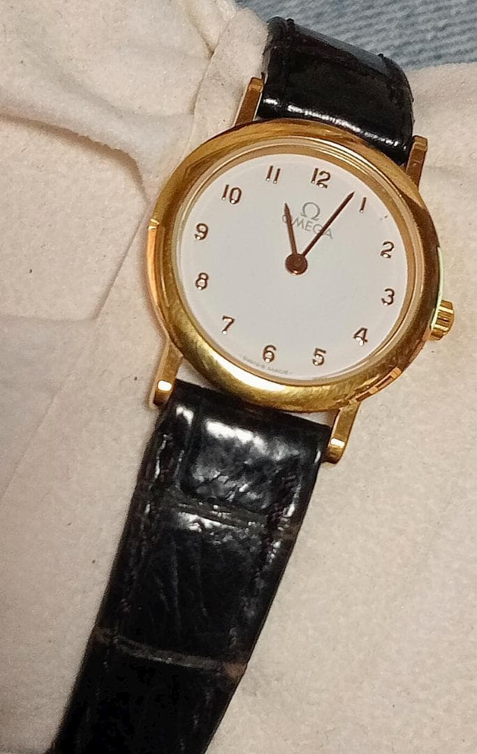 OMEGA De Ville オメガ デヴィル 白文字盤 レディースアンティーク