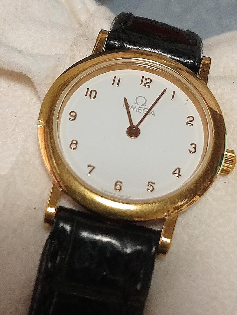 OMEGA De Ville オメガ デヴィル 白文字盤 レディースアンティーク