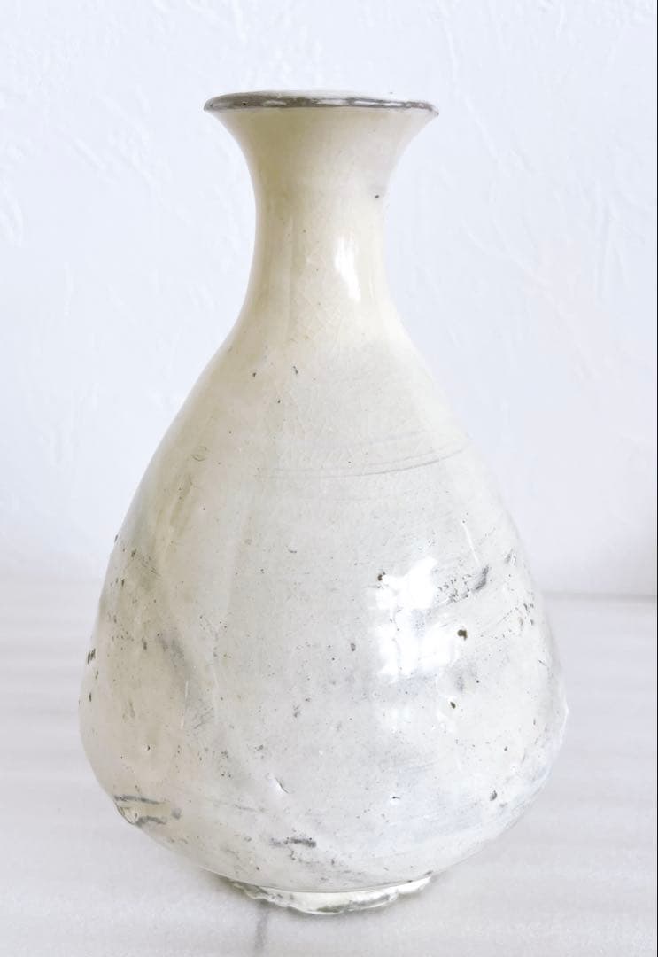 高橋陽　粉引徳利　李朝　酒器　徳利　ぐい呑　盃　酒碗　新品未使用　本物保証