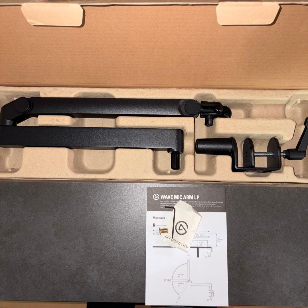 【超美品】Elgato Wave Mic Arm LP薄型デザイン　マイクアーム