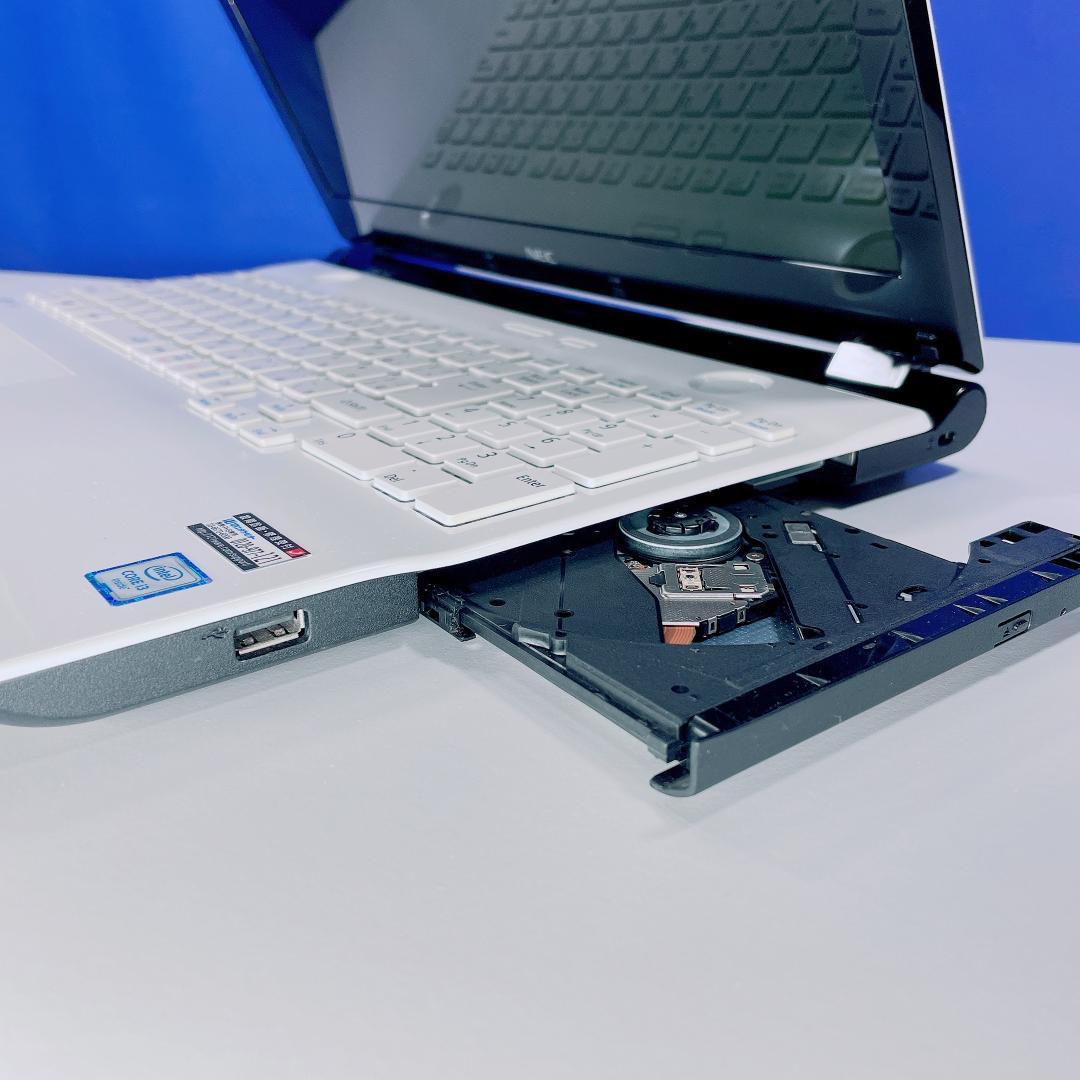 即利用OK✨Windows11✨快速SSD✨東芝白 カメラ付ノートパソコン薄型