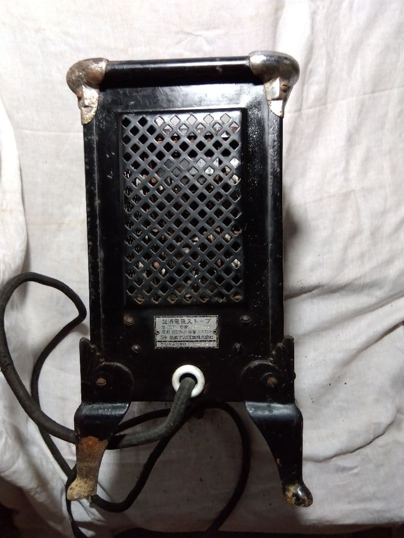 ♪昔の古い芝浦電気ストーブ　ジャンク　置物