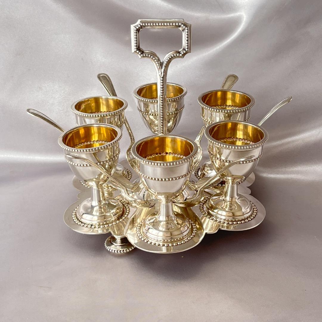 【Thomas Bradbury】パールのエッグクルーゼ　エッグカップ