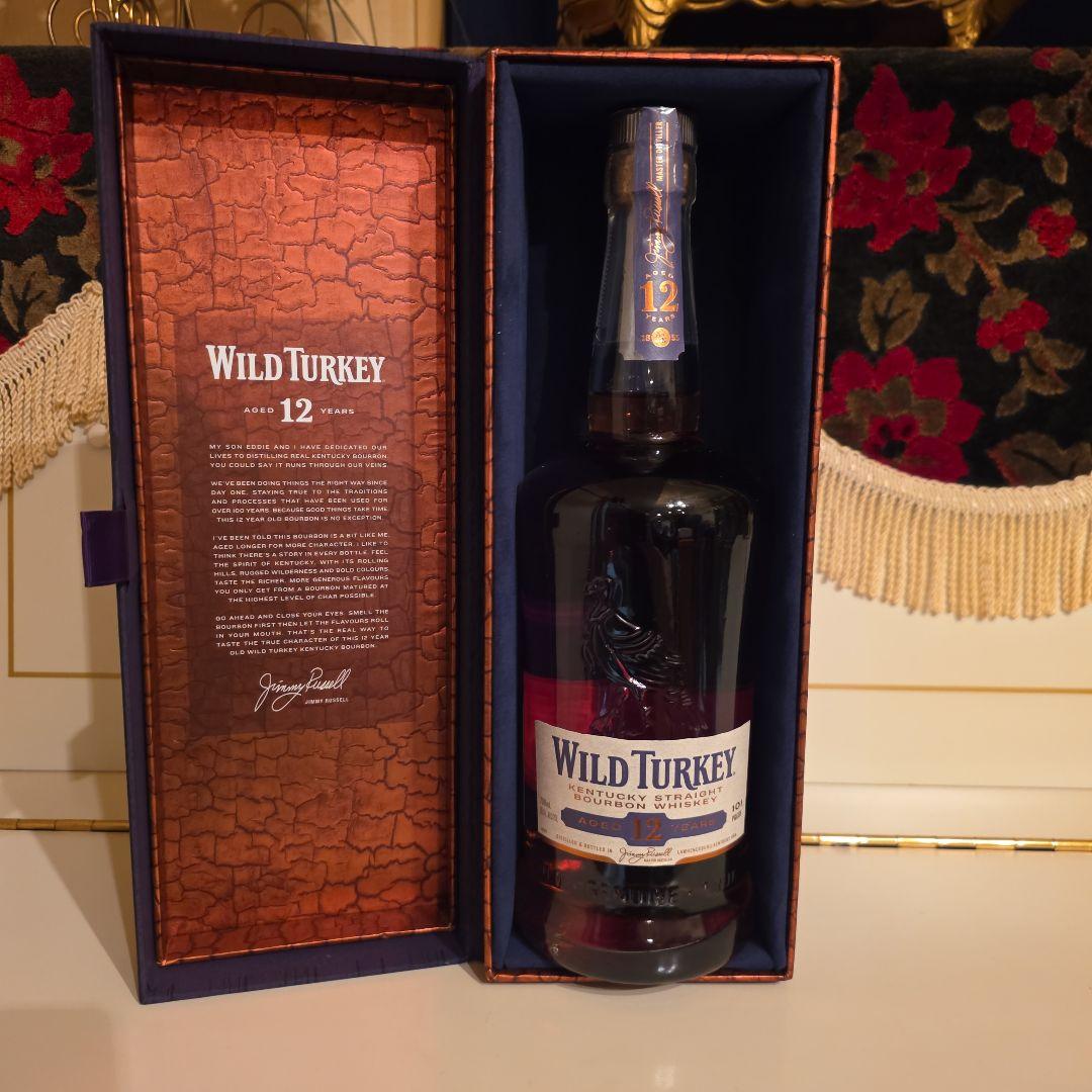 [入手困難] ワイルド ターキー 12年 箱付き 終売品 13500円 !