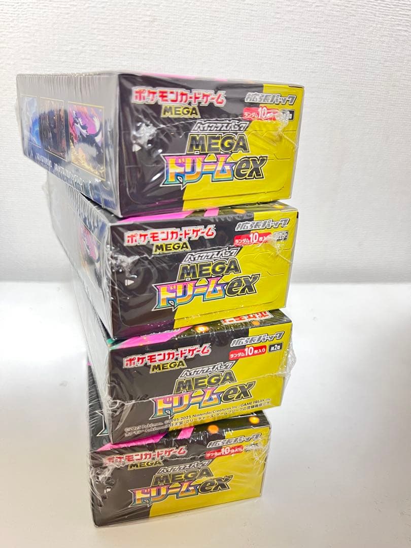 ポケモンカードMEGA ハイクラスパック　ドリーム ex 4BOXシュリンク付き