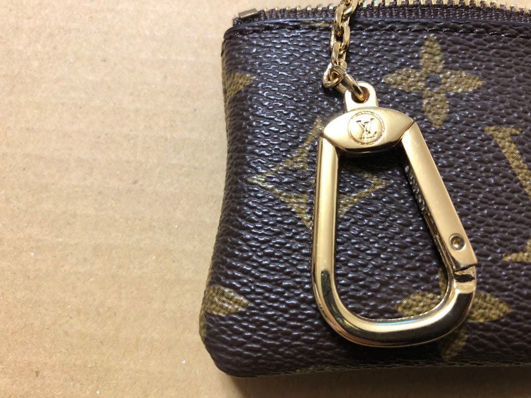 LOUIS VUITTON ヴィトン モノグラム ポシェットクレ ポーター 正規