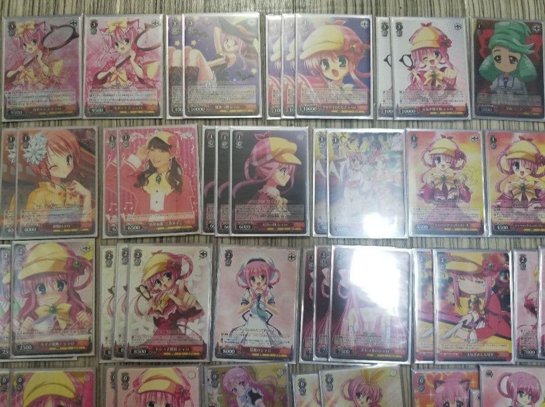 ミルキィホームズ　サイン　ヴァイス　デッキ　スリーブ付き　シャロ