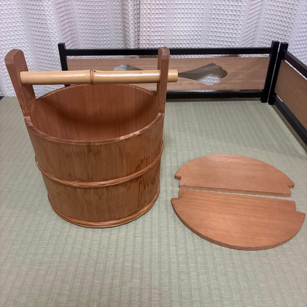 手桶　水桶　蓋付き