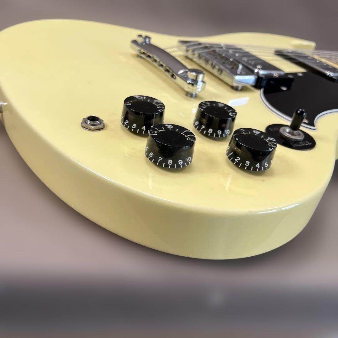 グレコホワイト SGスタイル エレキギター