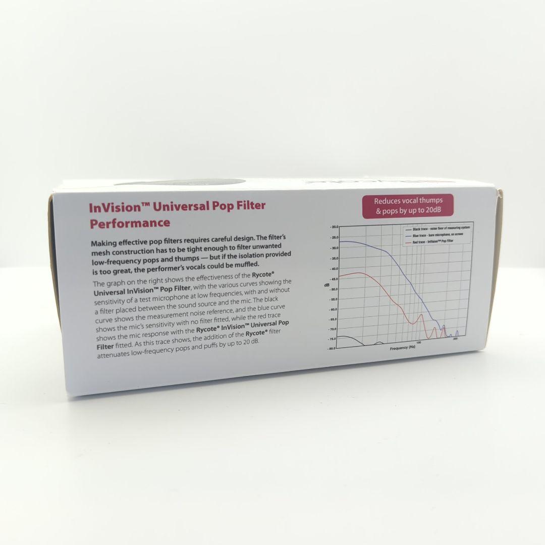 未使用品 Rycote Invision ポップフィルター 箱付き