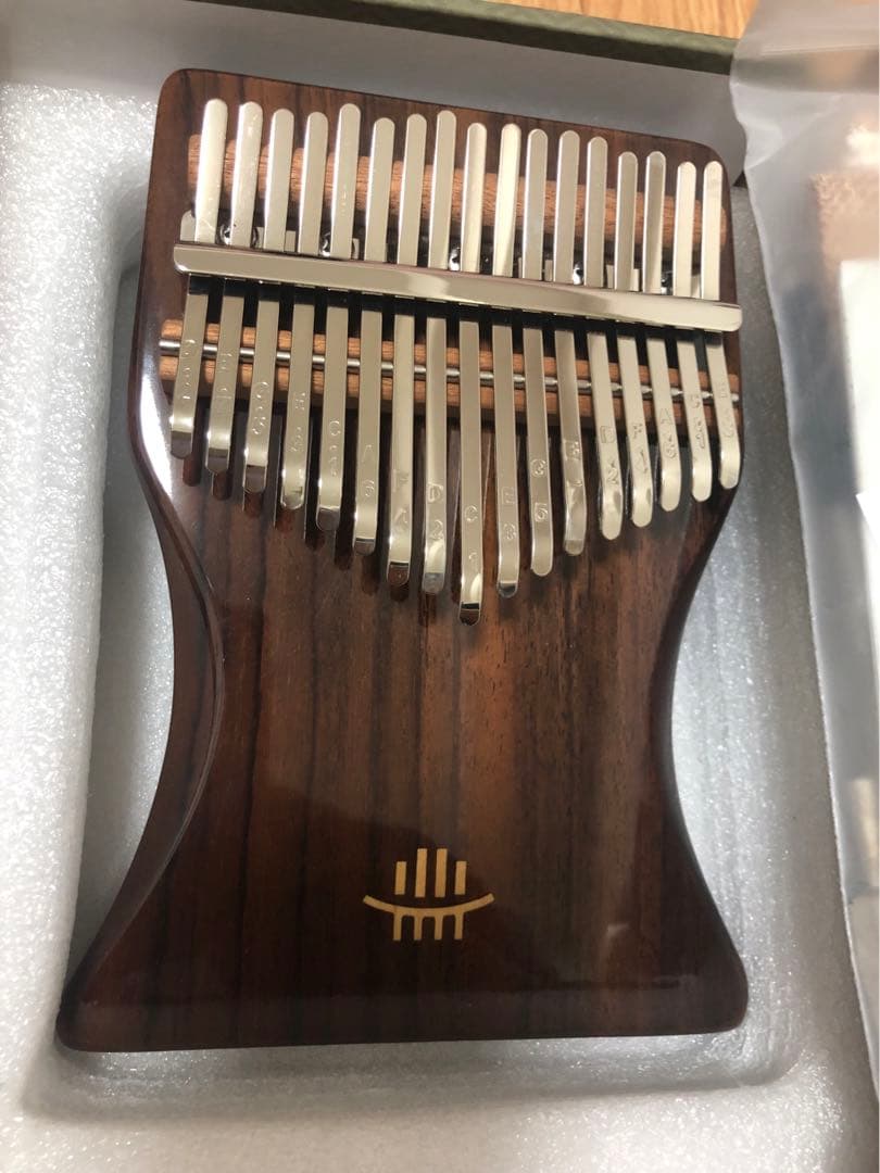hluru ￼ローズウッド17キーソリッドカリンバ新品