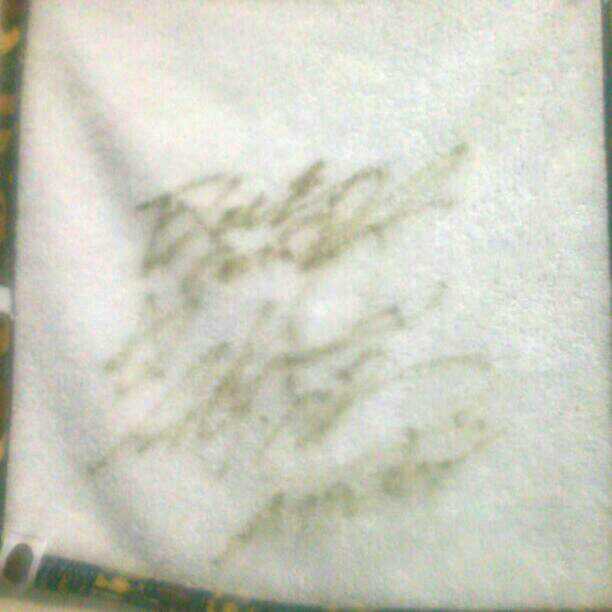 EXILEATSUSHI直筆サイン