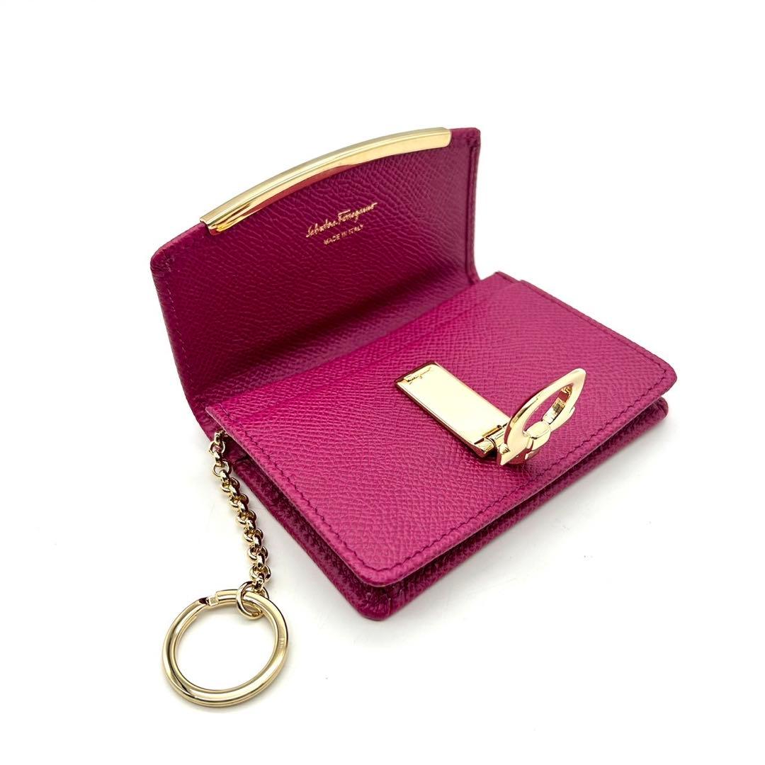 カードケース ガンチーニ クリップ 金具 名刺入れ キーチェーン レザー