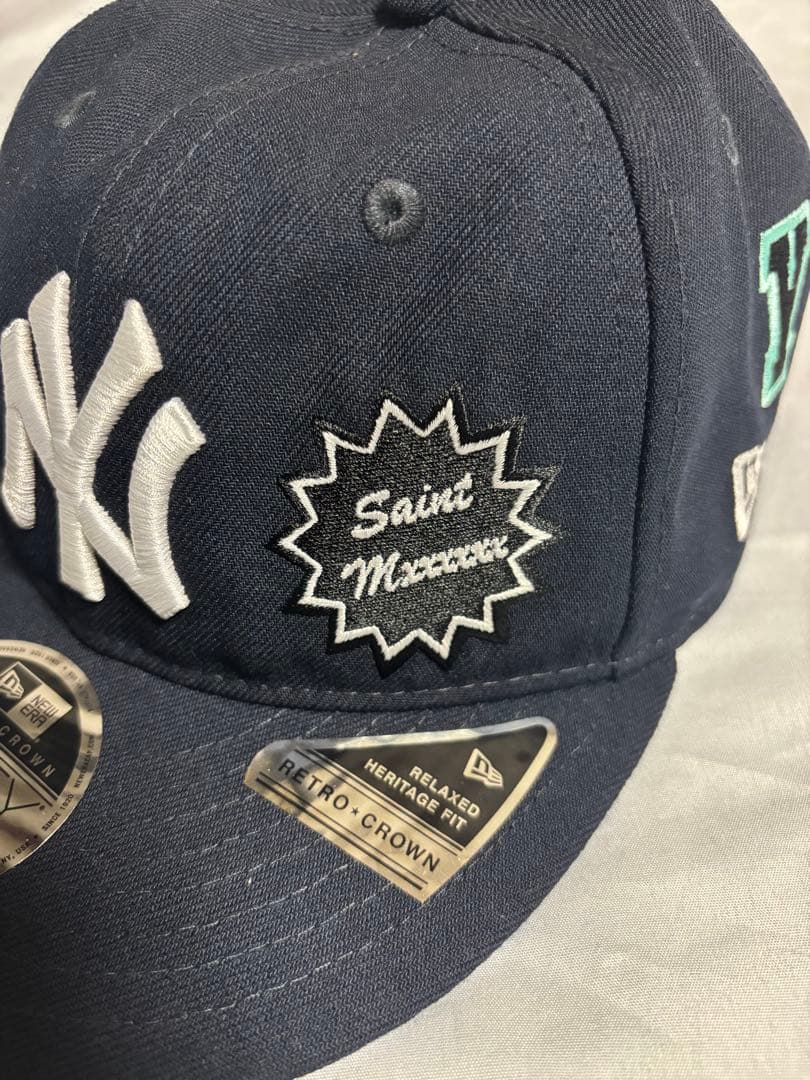 SAINT Mxxxxxx × NEW ERA RC 9FIFTY NYキャップ